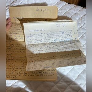 1960s handwritten letters